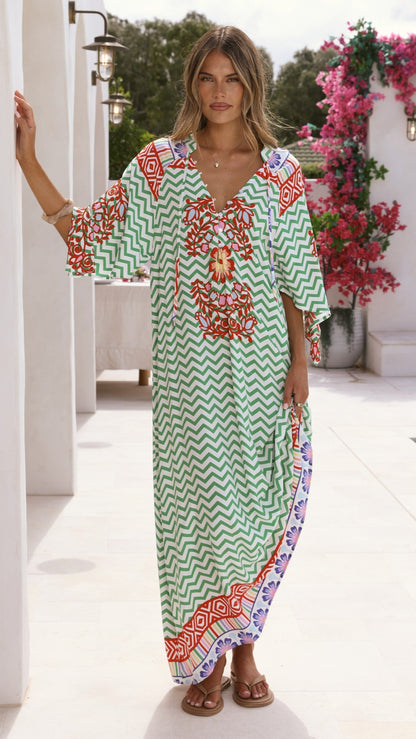 Bree Maxi Dress - Ziggy Print