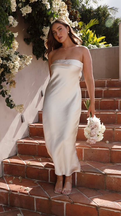 Gisele Maxi Dress - Champagne